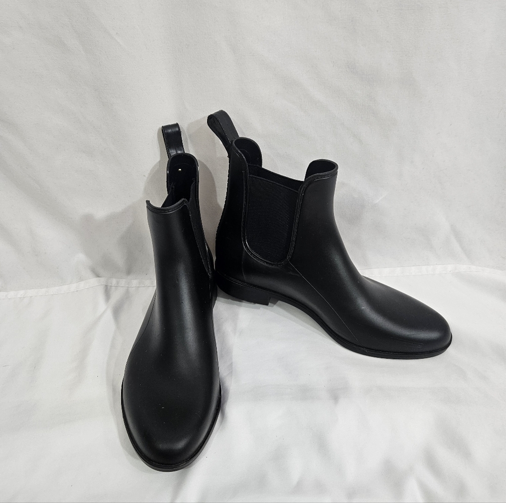 Sam Edelman Tinsley Black Ankle Rain Boot Womens Size 9